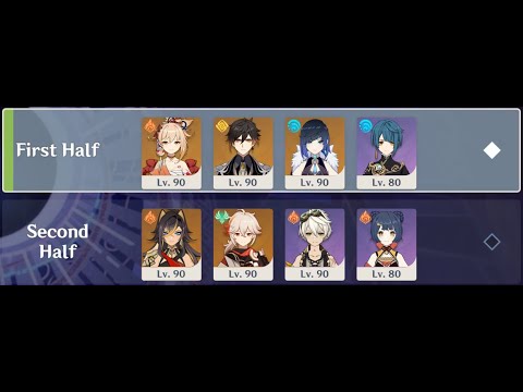 3.6 Spiral Abyss, Yoimiya Vaporize & Dehya Mono Pyro - (Floor 12, 9★)