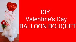DIY teddy balloon bouquet tutorial/Valentine's day balloon ideas  @Star Arts & Crafts