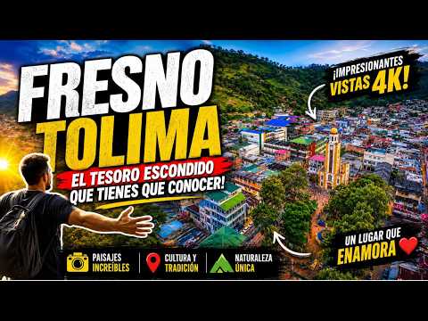 FRESNO TOLIMA 🇨🇴 El Tesoro Escondido de Colombia | Recorrido Aéreo en el Norte Tolimense.