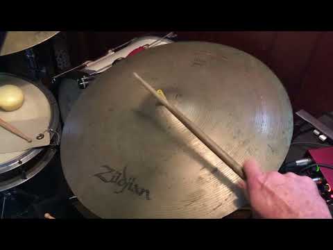 Zildjian Restored 20" A. Transition Stamp 1946 to 1953 image 12
