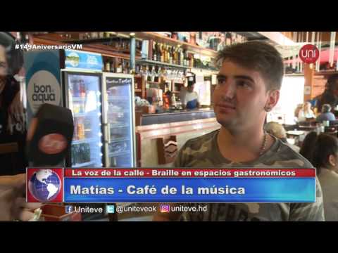 La voz de la calle - Braille en espacios gastronómicos