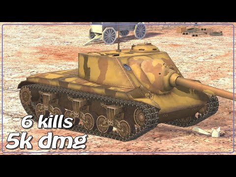 T25 AT • 6 frags • 5k dmg • WoT Blitz