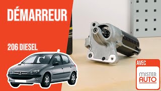 Youtube thumbnail of video "Changer le démarreur Peugeot 206 1.4 HDI 🏁"
