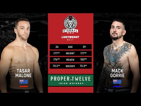 Eternal MMA 70 - Tasar Malone VS Mack Gorrie - MMA Fight Video