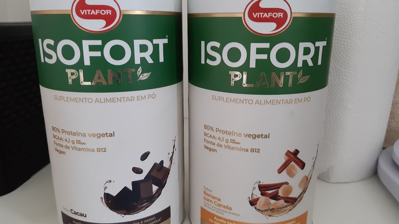 Miniatura da avaliação em vídeo de Proteína Vegetal Isofort Plant Cacau 450g Vitafor