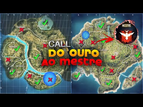 MELHORES CALL PARA SUBIR DO OURO AO MESTRE SOLO EM 1 DIA ! + DICAS  Temporada 20|21 🗺 iPhone 8 Plus