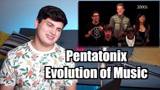 Vocal Coach Reaction to Pentatonix - Evolution of Music