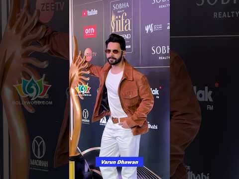 Actor Varun Dhawan spotted at the IIFA Awards show