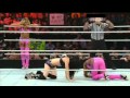Paige AJ Lee Vs The Funkadactyls Cameron Heel Turn Raw 070814
