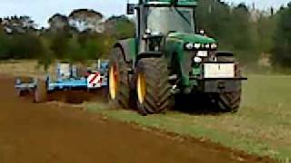 preview picture of video 'john deere 8520 Grubbern Groß Siemz'