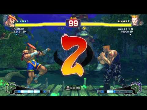 ACE・EIRIN [Guile] vs neatbeat [Adon] SSF4 Japanese Online Ranked Matches - TRUE-HD