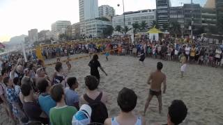preview picture of video 'Arsene Plays Futevolley: Brasil 2014 World Cup, Ipanema'