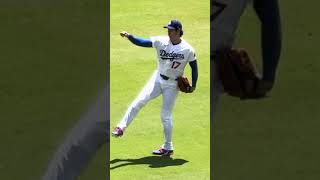 【大谷投手！登場！】試合前キャッチボール！【大谷翔平・先発投手】ドジャースvsタンパベイ・レイズ@ドジャー・スタジアム6/17/26 #大谷翔平 #shoheiohtani #dodgers