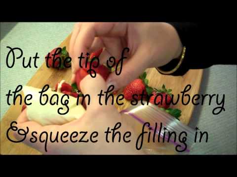 Sanaa's Stuffed Strawberries