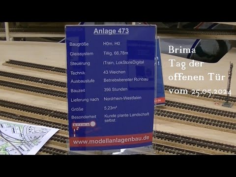 Modelleisenbahn Anlagenbau - Tag der offenen Tür bei Brima 2024