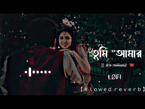 Tumi Amar Lofi || তোমার আমার ভালোবাসা || [ slowed~reverb ] Bangla songs Lofi 🥀