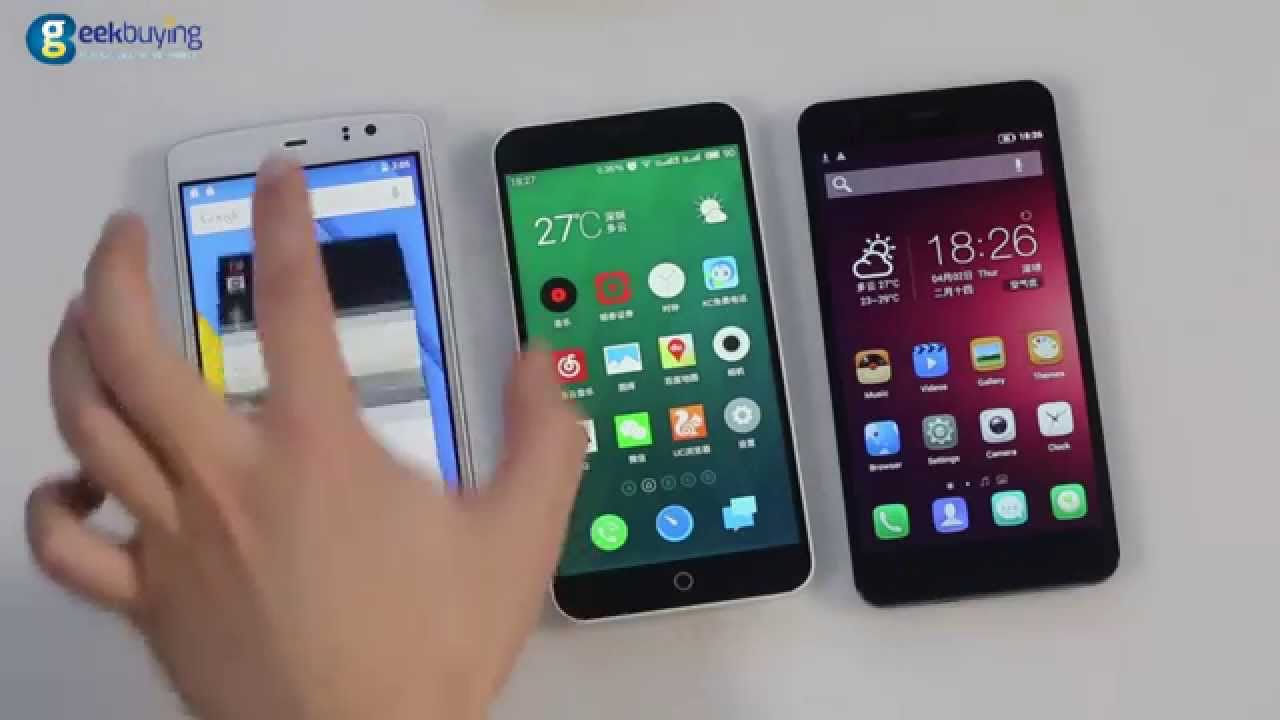 ECOO E04 PLUS vs JIAYU S3 vs MEIZU M1 NOTE