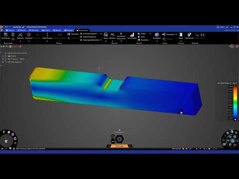 Ansys Discovery: Real time update simulation result when change design