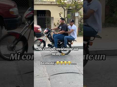 La moto;noooo😭😭😭😭😭…. #motos #amigos #willy #locuras #diversion #motores #moto90