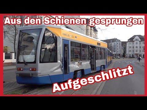 🆘️SCHWERER UNFALL zwischen Tram und LKW in Leipzig❌️Nach Crash aufgerissen und entgleist‼️