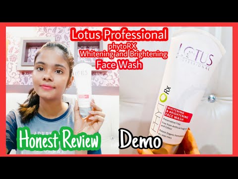 Lotus professional phytorx whitening & brightening face wash