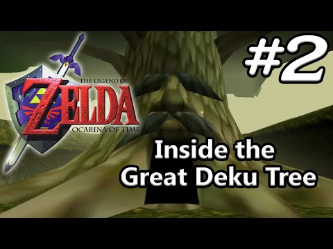 Ocarina of Time N64 100% - Episode 2 - Inside the Great Deku Tree