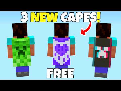 3 NEW MINECRAFT CAPES! How to redeem for Bedrock & JAVA! Minecraft 15 Year Anniversary Capes