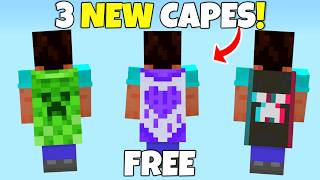 3 NEW MINECRAFT CAPES! How to redeem for Bedrock & JAVA! Minecraft 15 Year Anniversary Capes