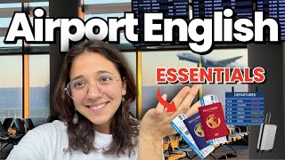 Slow English Podcast | Airport ESSENTIALS for traveling ✈️
