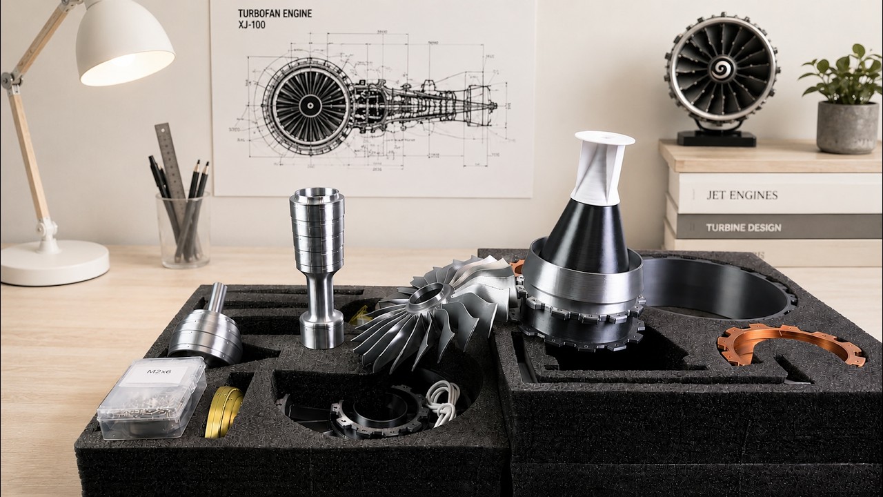 Unboxing the VORTRIXE Turbofan Jet Engine Kit