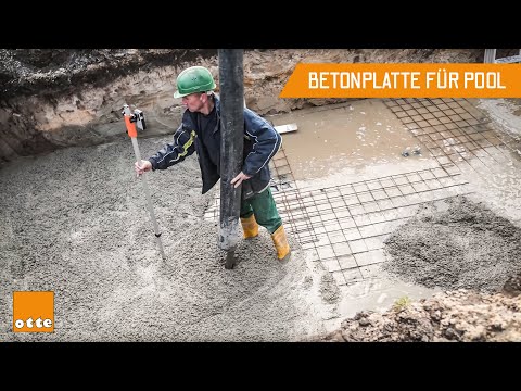 Pool Bodenplatte richtig bauen! | Poolbau Teil 2 | Otte Freizeit