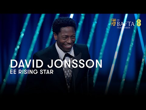 David Jonsson is awarded the EE Rising Star as chosen by the British public | BAFTA Film Awards 2025