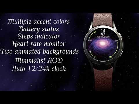Outer Space Watch Face 2 video thumbnail