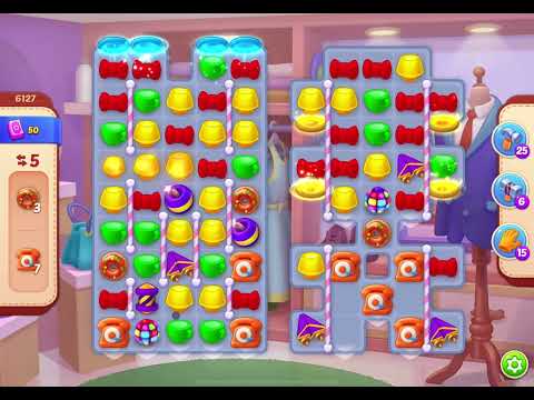 HomeScapes Level 6127 no boosters (17 moves)