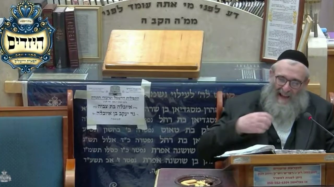 הרב יהושע ויזגן מסכת חולין דף עז עמוד א'