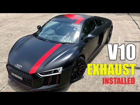 AUDI R8 V10 RWS Quicksilver Exhaust Review