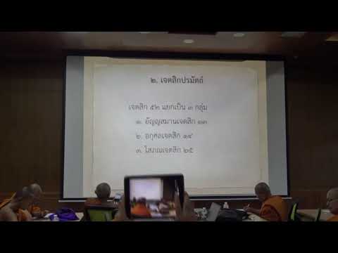 138-ปรมัตถธรรม 6.จำแนกเจตสิก 52 อัญญสมานา อกุศลและโสภณะ