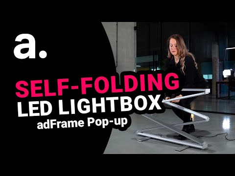 adFrame Pop-up - Fast&Easy LED textile lightbox
