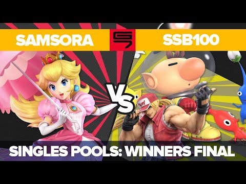 Samsora vs SSB100 - Ultimate Singles: Pools R1 Winners Finals - Genesis 7 | Peach vs Terry, Olimar
