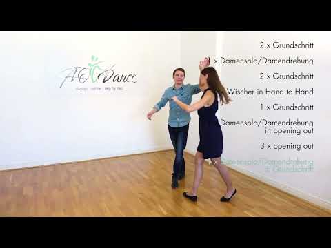 Rumba 2: Abfolge/Figurenkombination - Beispiel 2 (z.B. Hochzeitstanz Choreographie) ohne Musik
