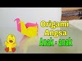 Best Cara Membuat Origami Hewan Origami Angsa yang lucu, viral!