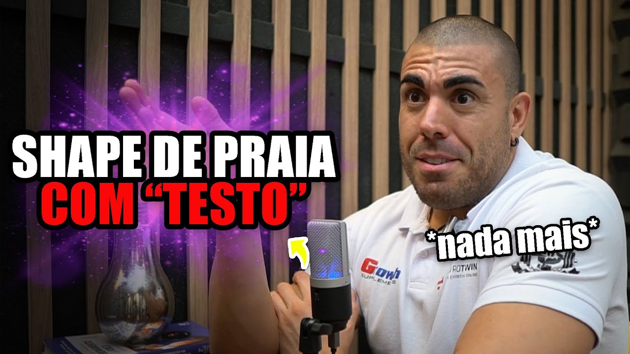 Dá para ter um shape de praia só com testosterona?