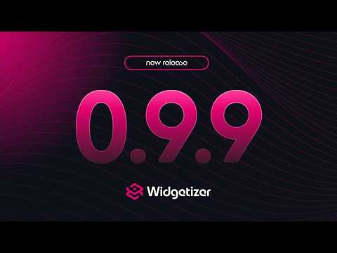 Μια βόλτα στη νέα έκδοση του Widgetizer 0.9.9