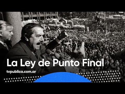 Informe: La Ley de Punto Final - 40 años de Democracia