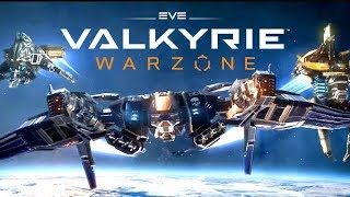 EPIC VR Space Ship DESTRUCTION! - EVE: Valkyrie Warzone VR - HTC Vive VR and PS4 Gameplay