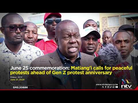 June 25 commemoration: Matiang'i calls for peaceful protests ahead of Gen Z protest anniversary