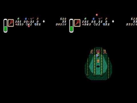 ALTTP Misery Mire darkooms side by side