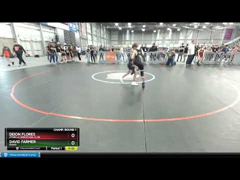 92 Lbs Champ. Round 1 - Deion Flores, Othello Wrestling Club Vs David Farmer, Idaho 722d