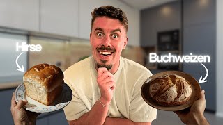 Glutenfreies Brot ohne Weizen?! - So einfach geht Buchweizen- und Hirsebrot