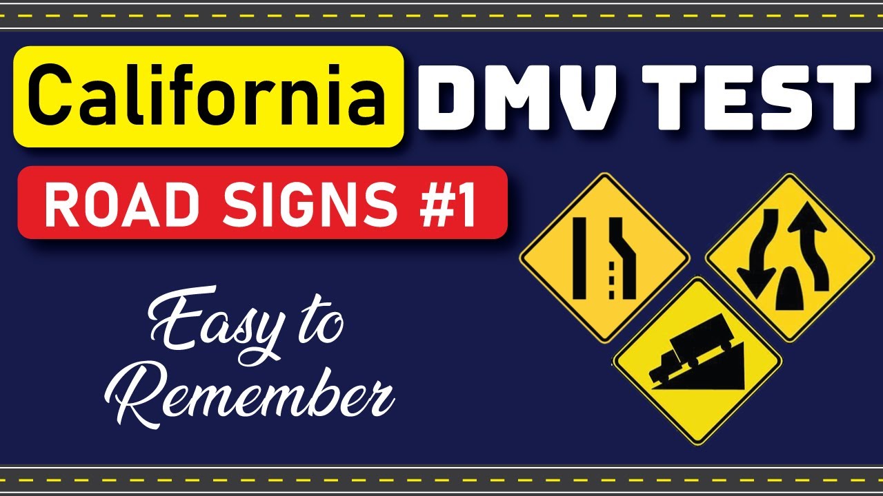 Road Signs Practice Test #1 - California DMV Written Test 2026